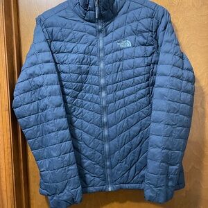 The North Face Matte Blue Thermoball Jacket, Women's XL